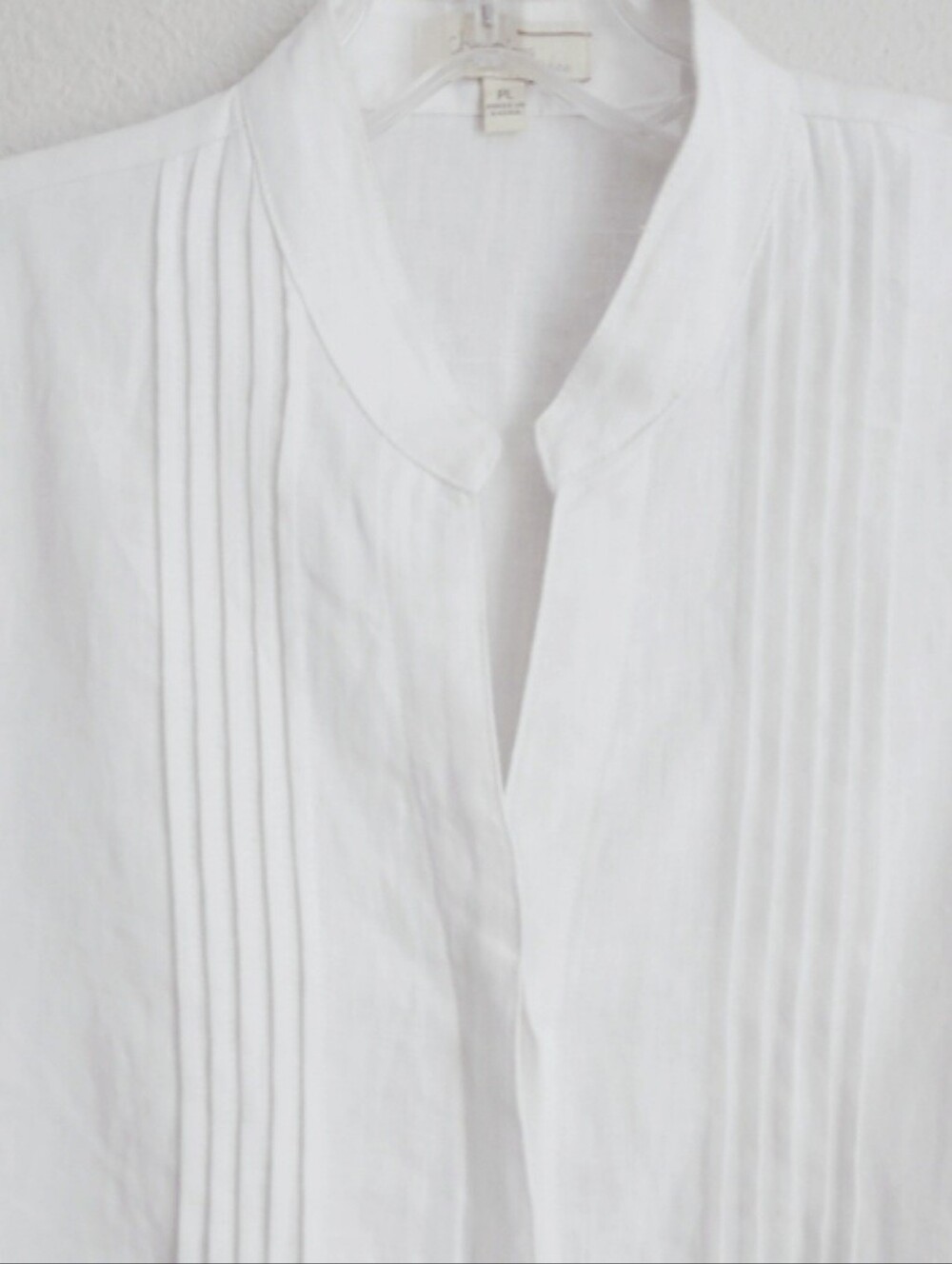 Choices White Linen Skirtset Size Petite Large Lagenlook - Picture 4 of 13